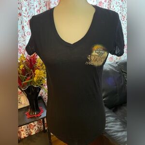 Harley Davidson V-Neck T Shirt. NWT. HD Hawaii. Thin material